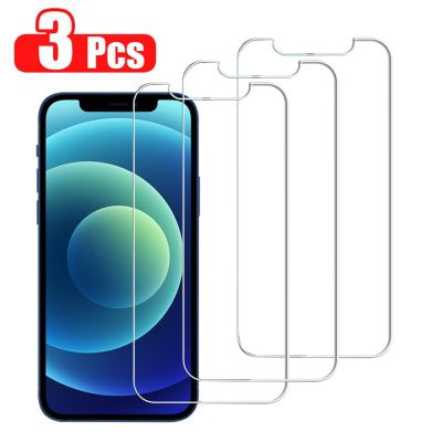 3pcs Protective glass on For iPhone 12 11 Pro XS Max XR screen protector Tempered glass For iphone 11 12 Mini 7 8 6s Plus film