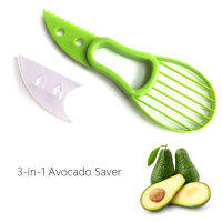 3-In-1 Avocado Slicer Shea Corer Butter ผลไม้ Peeler เครื่องตัด Pulp Separator มีดพลาสติกครัวผักเครื่องมือ Home อุปกรณ์เสริม