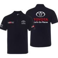 TOYOTA Depot Custom Workwear Highlander CAMRY Yaris RAV4 Crown COROLLA LAND CRUISER PRADO REIZ VIOS FJ CRUISER Venza Alphard FT-86 Tundra Cotton Short Sleeve T-Shirt Polo Shirt