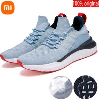 Xiaomi Original Shoes Men Lightweight Running Sneakers 4 Knitting Mens Casual Sneaker Comfort Sports Breathable Training Shoe