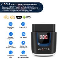 Viecar ELM327 V2.2 PIC18F25K80 ELM 327 OBD 2 OBD2 Bluetooth 4.0 Type C for IOS/Android Scanner Auto Tools ODB2 Car Diagnostic