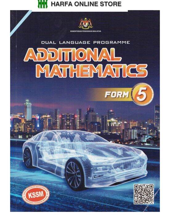 Buku Teks Additional Mathematics Form 5 (DLP) KSSM ( TB FORM 5 ) | Lazada