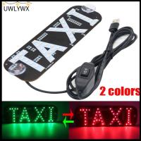 UWLYWX 1Pc สัญญาณบีคอน ไฟแท็กซี่ LED 2สีค่ะ สวิตช์สีแดง/สีเขียว ไฟสัญญาณรถ ทนทานต่อการใช้งาน บุหรี่ไฟฟ้า/USB ไฟแสดงสถานะรถแท็กซี่ อุปกรณ์เสริมรถยนต์