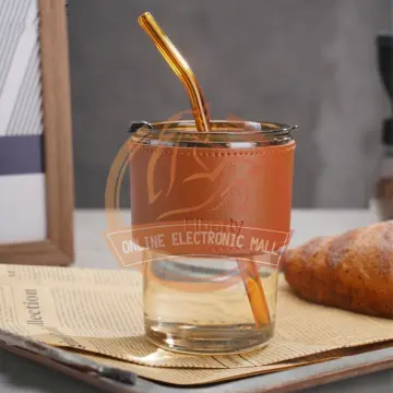 400ml 500ml Slub Cup Student Transparent Glass Cup Straw Cup Household High  Color Glass Cup Coffee Cup Gift Cup with Lid - China Cup and Slub Cup price