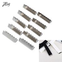 10Pcs Metal Belt Buckle End Tip For Cotton Webbing Tag Bag Key Fob Chains For Wedding DIY Metal Shoes Bags Buckles Accessory