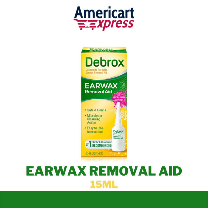 Debrox Earwax Removal Drops 15ml Earwax Removing Aid Expiry 01/2024