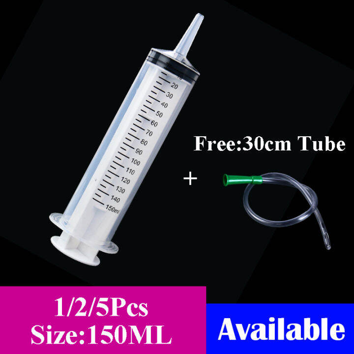 150ML Large Syringe with Tube Disposable Syringe Injection for Pet