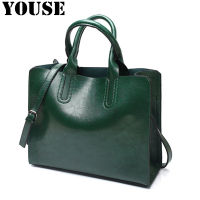 YOUSE nd 2020 New Foreign Trade Tote Bag Fashion Trend Large Bag Oil Leather Temperament Handbag One-shoulder Womens Bags