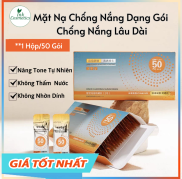 Kem Chống Nắng Dạng Gói Dưỡng Ẩm Chống Nắng Bảo Vệ Da SPF50+ PA+++  1 Hộp