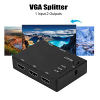 ตัวสลับ VGA มี3มาตรฐาน VGA ตัวเมีย2 In 1 Out ตัวแยก VGA ซิงค์ข้อมูลอุปกรณ์แบ่งจอ VGA สวิตช์ VGA