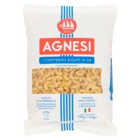 ✨Sale✨ แอคเนซี ชิฟเฟอรินี ริกาติ พาสต้าข้องอ เบอร์ 38 500กรัม Agnesi Chifferini Rigati No.38 Pasta 500g