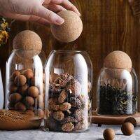 Japanese cork ball high temperature resistant multifunctional coffee grains caddy coffee glass large capacity storage tanks