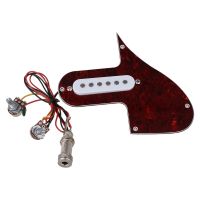 ；。‘【 Red Tortoise Shell Color PVC Metal Loaded Pickguard Assembly For Mandolin