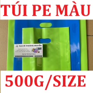 500G Túi PE Bóng Dẻo, Túi Dày Đẹp Đựng Sản Phẩm Quần Áo, Mỹ Phẩm