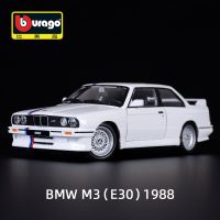 Urago 1:24 BMW M3 (E30) 1988 Kendaraan Die Statis โมเดล Koleksi Mainan Mobil