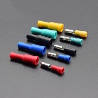 ™ 50pcs 25pcs Female 25pcs Male Insulated Electric Connector Crimp Bullet terminal for 22 16 AWG Audio Wiring FRD MPD1-156