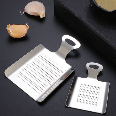 Stainless Steel Garlic Crusher Ginger Wasabi Grater Mustard Grinder Vegetable Press Device Chopper Cutter Home Kitchen Tool