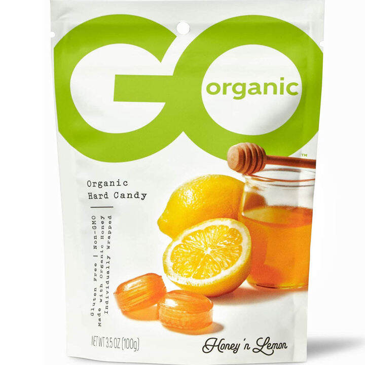 Go Organic Honey Lemon Gluten Free Hard Candies 100G Lazada PH