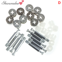 shounahe?Cheap? 10ชุด3in1 dowel JIG screw Connector Kit เฟอร์นิเจอร์เชื่อมต่อฮาร์ดแวร์ประหลาด