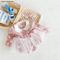 【Ladies shop】 Girl2020BabyNewborn เด็ก CottonDress สำหรับเด็กผู้หญิง CottonToddlerDresses สำหรับเด็กผู้หญิง