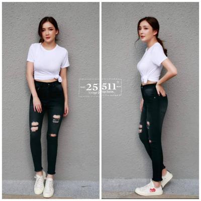 [[ถูกสุดๆ]] 2511 Jeans by Araya กางเกงยีนส์ ผญ กางเกงยีนส์ผู้หญิง กางเกงยีนส์ กางเกงยีนส์ยืด เอวสูง เรียบหรูดูแพง กางเกงยีนส์แฟชั่น