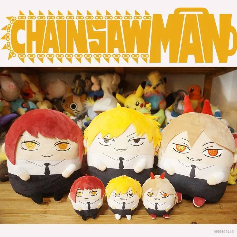 NS3 Chainsaw Man Doll Trowing Pillow Plush Toys Denji Power Makima ...