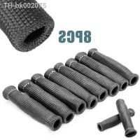 ✟✙✴ 8 Pcs Car Accessories 1200° Titanium Spark Plug Wire Sleeve Boot Heat Shield Protector Cover BBC High Temperature Sheath