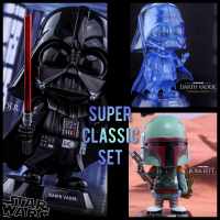 Cosbaby Darth Vader and  Boba Fett Star Wars Collecteble Set Hot Toys โมเดล ฟิกเกอร์