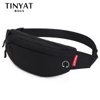 TINYAT Tas Pinggang Prio,Dompet Kasual Besar Telepon Tas Sabuk Kantong Wanita Kanvas Perjalanan Tas Telepon Fanny กระเป๋ากล้วย Hip 4 Su