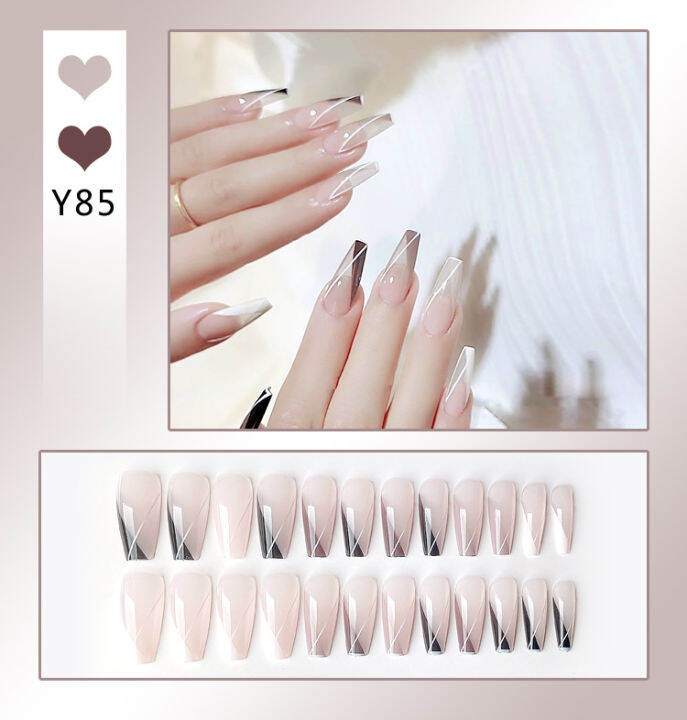 horec-wearable-nail-patch-wearable-nail-manicure-patch-pure-desire-gradient-simple-atmosphere-new-style