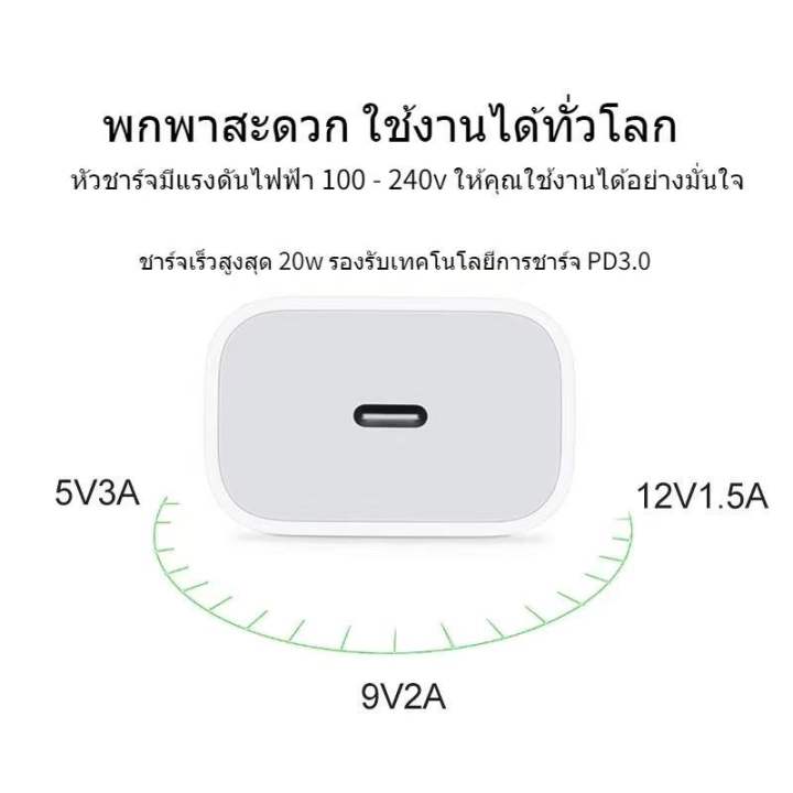 ชุดสายชาร์จแบต-20w-สายชาร์จ-ชาร์จไว-fast-charge-มีประกัน-พร้อมจัดส่ง