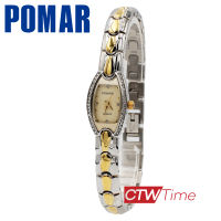 Pomar นาฬิกาข้อมือผู้หญิง สายสแตนเลส รุ่น PM63519AG01 (สองกษัตริย์ / หน้าปัดทอง )