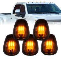 5PCS With Mounting wire and switches Smoled 9LED Cab Roof Running Marker Lights For 99-02 Dodge Ram