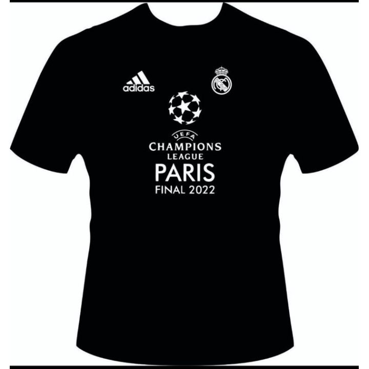 เสื้อยืดพิมพ์ลายแฟชั่น-เสื้อยืด-ลาย-real-madrid-final-champion-paris-distro-2023-11sh