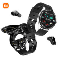 NEW Xiaomi Smart Watch Earphone 2 in 1 IP67 Waterproof Bluetooth 5.0 Business Sports Mens Smart Watch For IOS Android phone