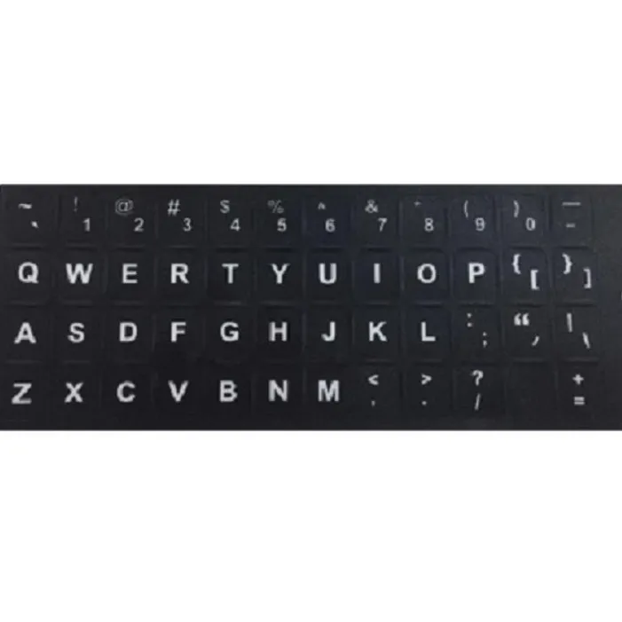 Keyboard finger stickers skin nails fade repair English keyboard