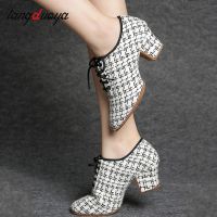 hot【DT】 Latin dance shoes women practice Tango Ballroom Shoes Teacher 5cm high heels indoor/outdoor sneakers