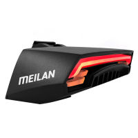 Meilan X5 Bicycle Rear Light Bike Remote Wireless Light Turn Signal LED Beam USB Chargeable Cycling Tail Light