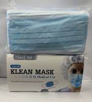 Klean mask หน้ากากอนามัยทางการแพทย์ (สีฟ้า) Medical use (longmed) 1กล่องมี50ชิ้น