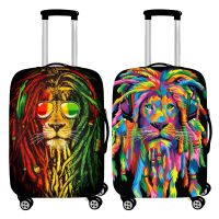 Thicken Elastic Luggage Cover african lion Baggage Covers Suitable for 19 To 32 Inch Suitcase Case Dust Cover Travel Accessories