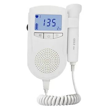 Fetal Doppler Detector Baby Heart Beat Rate Probe Prenatal Monitor