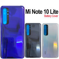 ใหม่6.47 "สำหรับ Xiaomi Mi Note 10เคส Lite กระจกหลังประตู M2002F4LG Mi Note10 Lite ฝาหลัง