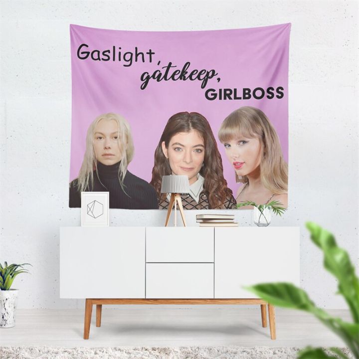 aertemisi-phoebe-bridgers-lorde-taylor-พรมศิลปะแขวนผนังสำหรับห้องนอนห้องนั่งเล่นหอพักวิทยาลัยฉากหลังปาร์ตี้บ้าน