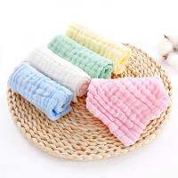 5pcslot 6-layers Bottom Water Washing Handkerchief Newborn Baby Face Towels Nursing Towel Size 30*30cm