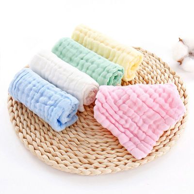 5pcslot Baby Handkerchief Square Face Towel Muslin Infant Face Towel Wipe Cloth