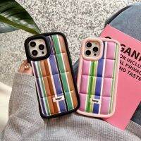 เคสโทรศัพท์สายรุ้งแฟชั่น2023ฝาหลังหลากสีซิลิโคนน่ารักสำหรับ Iphone 11 12 13 14 Pro Max