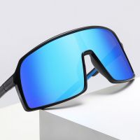 New TR90 One-Piece Large Frame Sunglasses Mens Polarized Sports Sun Glasses Riding Glasses UV400