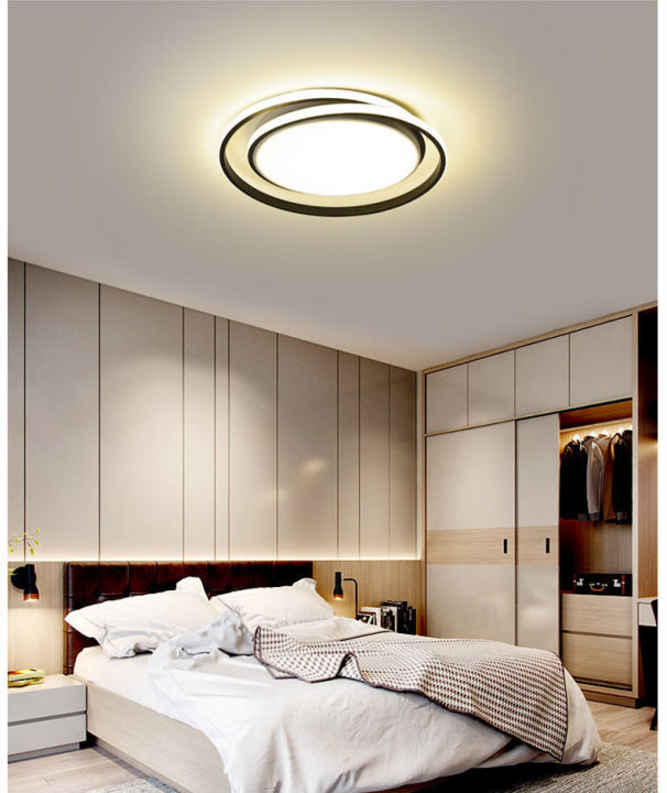 ts-ไฟเพดานสมัยใหม่-led-ไฟห้องนอนสีทอง-สีดำโคมไฟติดเพดานสำหรับห้องนั่งเล่นห้องนอน