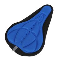 【LZ】℗ↂ  Esponja de silicone gel assento da bicicleta mountain bike 3d sela capa grossa respirável super macio almofada do assento da bicicleta acessórios