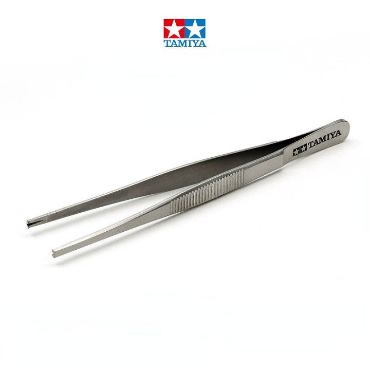 Tamiya 74155 HG Grip Type Tip Tweezers High Precision Stainless Steel